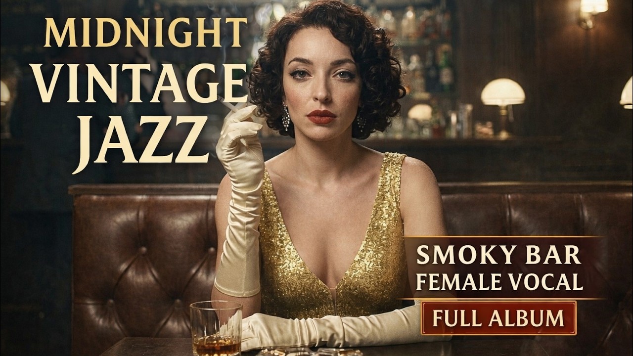 Midnight Vintage Jazz &ndash; Smoky Bar Female Vocal | Relaxing Blues & Late Night Lounge Music