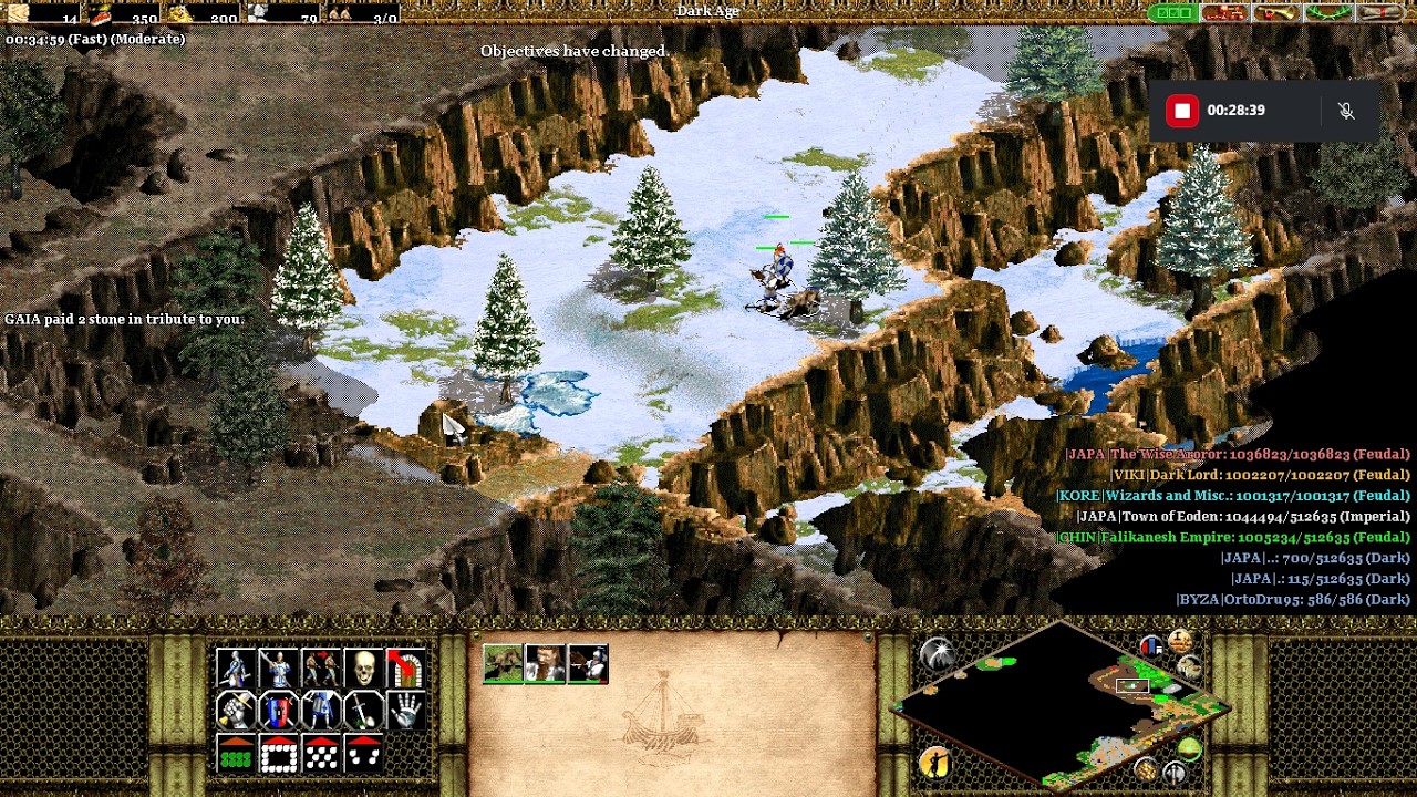 Age of empires 2 custom campaign: Wrath of the dark lord (part 2) (No commentary)