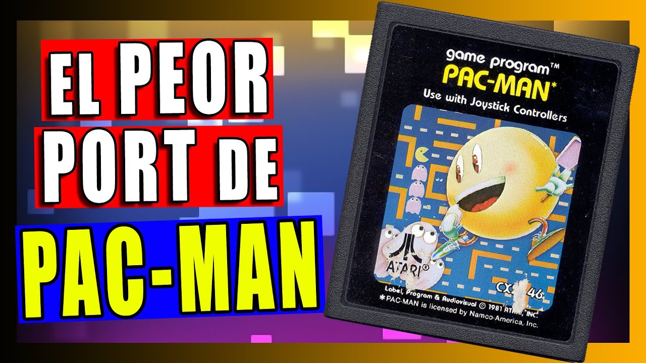 El PAC-MAN que hicieron sin GANAS!!!🟡Pacman de Atari 2600