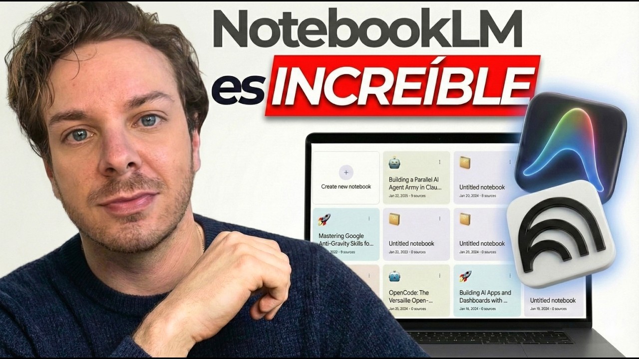 NotebookLM acaba de mejorar x10 Antigravity (Y GRATIS)