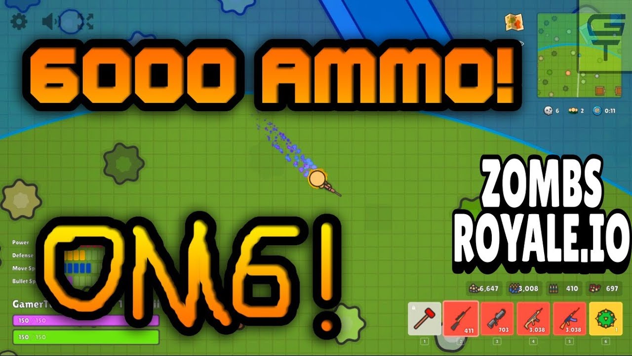 ZombsRoyale.io - 6000 AMMO!! HOW TO WIN SO EASY!! *NEW UPDATE SUPERPOWER GAMEMODE* 13 KILL