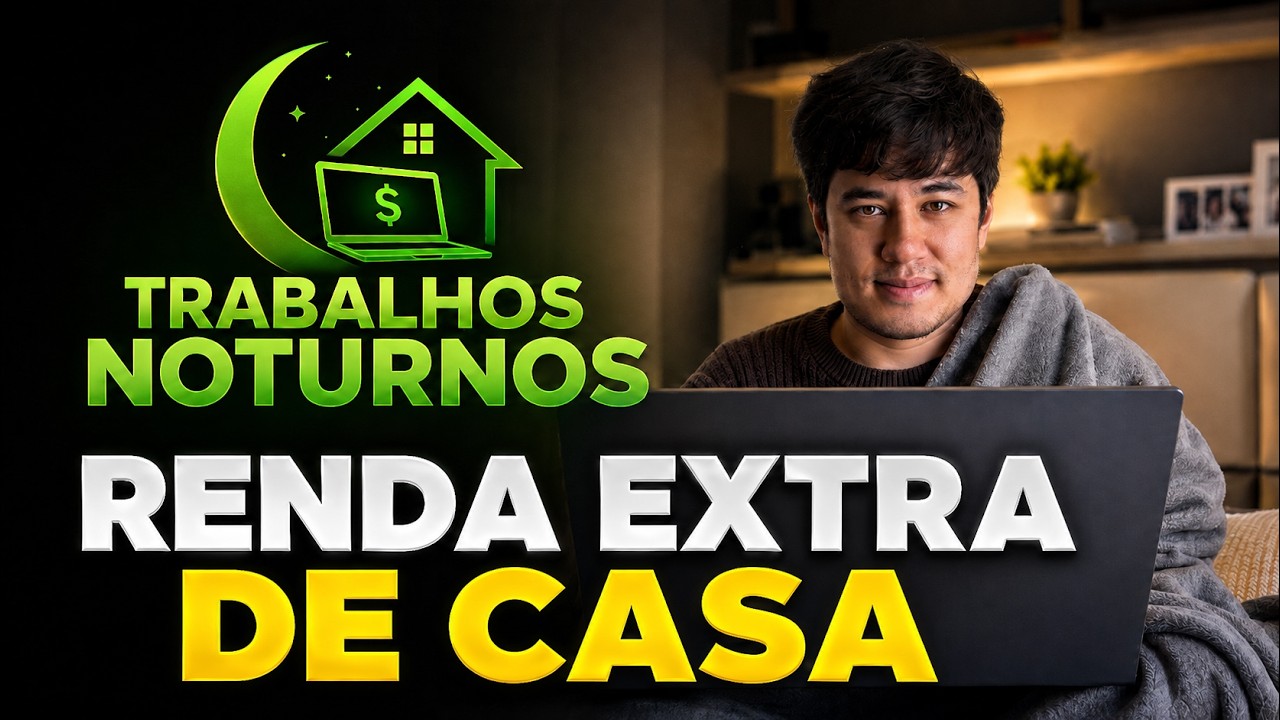 COMO GANHAR 300 REAIS POR NOITE TRABALHADA DE CASA!