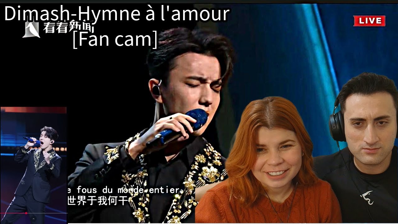 Turkish Couple First Time Reaction To - Dimash-Hymne &agrave; l'amour [Fan cam]