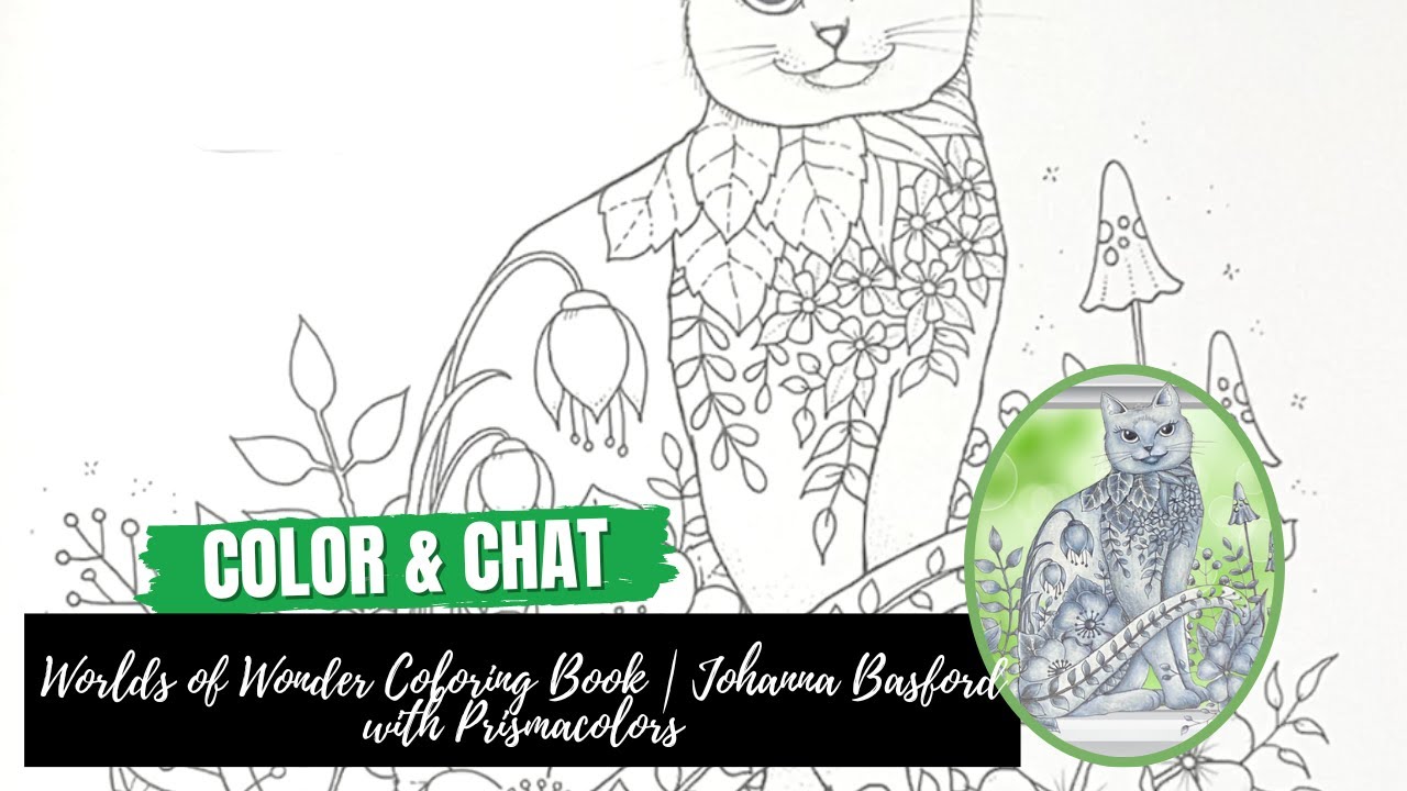 Color and Chat:  Worlds of Wonder Coloring Book | Johanna Basford