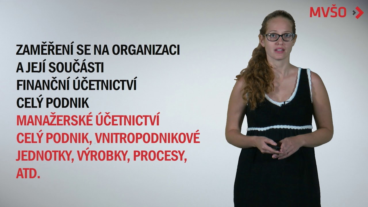 EDULAM - Rozdíl mezi manažerským a finančním účetnictvím