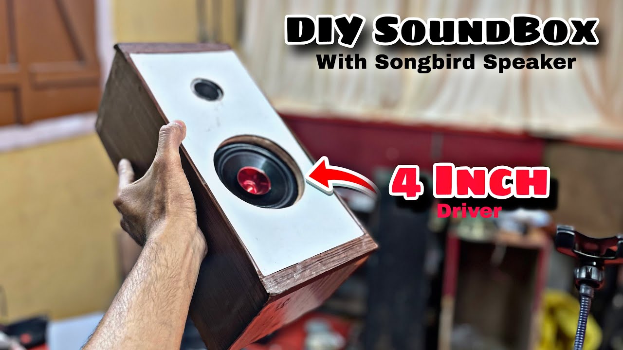 DIY Best 4inch Soundbox At Home | Easy and Amazing - Indian&rsquo;s Halfengineer 