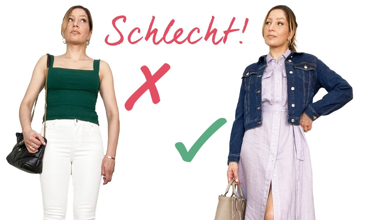 Das BESTE und das SCHLECHTESTE Outfit für jeden Figurtyp | A, X, H, O, Y