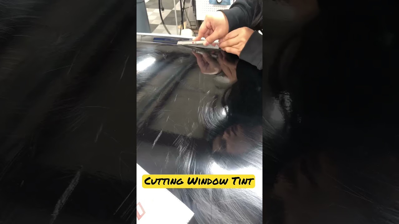 Cutting Film Tint Pattern #film #diy #trending