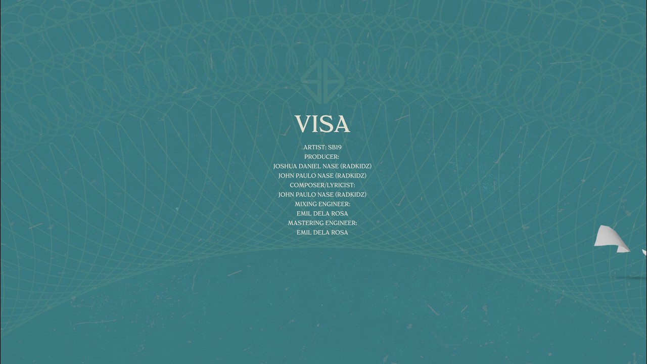 SB19 'VISA' Lyric Visualizer