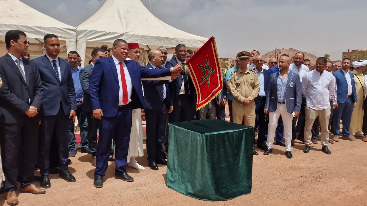 عامل إقليم تنغير يعطي انطلاقة أشغال بناء دار المهاجر