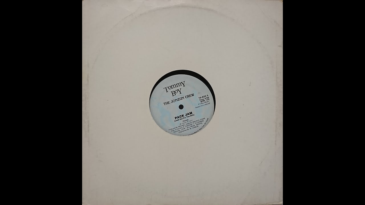 Jonzun Crew - Pack Jam Look Out For The OVC & Pack Jam Instrumental - Tommy Boy Records - 1982