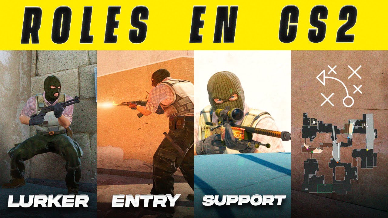 Guía de roles en CS2 – Entry, support, AWPer y más