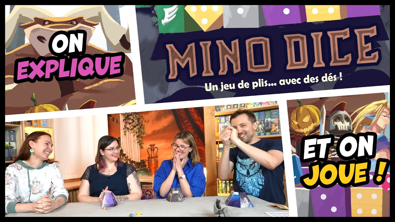 Mino Dice, on explique et on joue (avec Laurène et Marion de Iello)