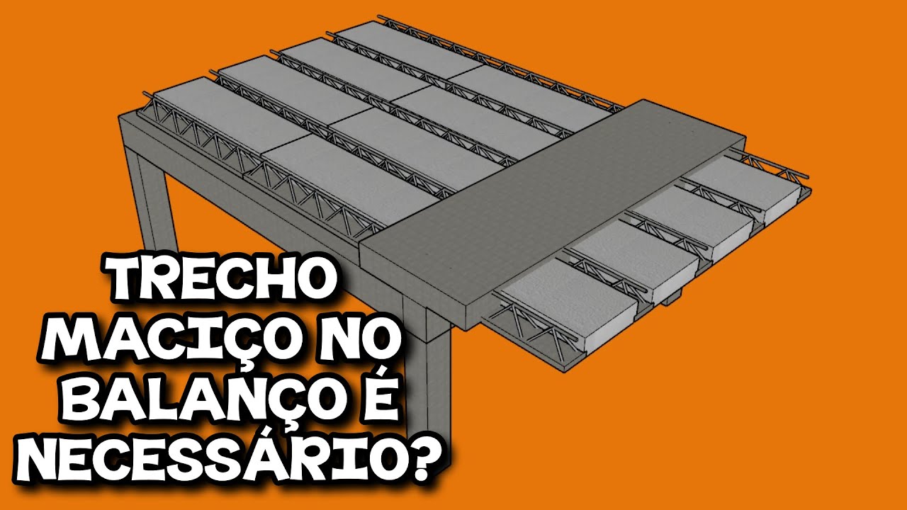 Dimensionamento do balanço na laje treliçada (Parte 1)