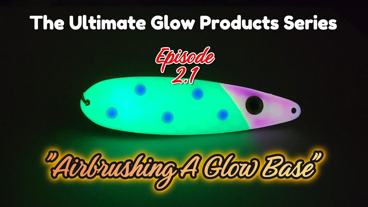 Making and Airbrushing Glow Paint on Fishing Lures | TechnoGlow Products Series Ep. 2, Part 1