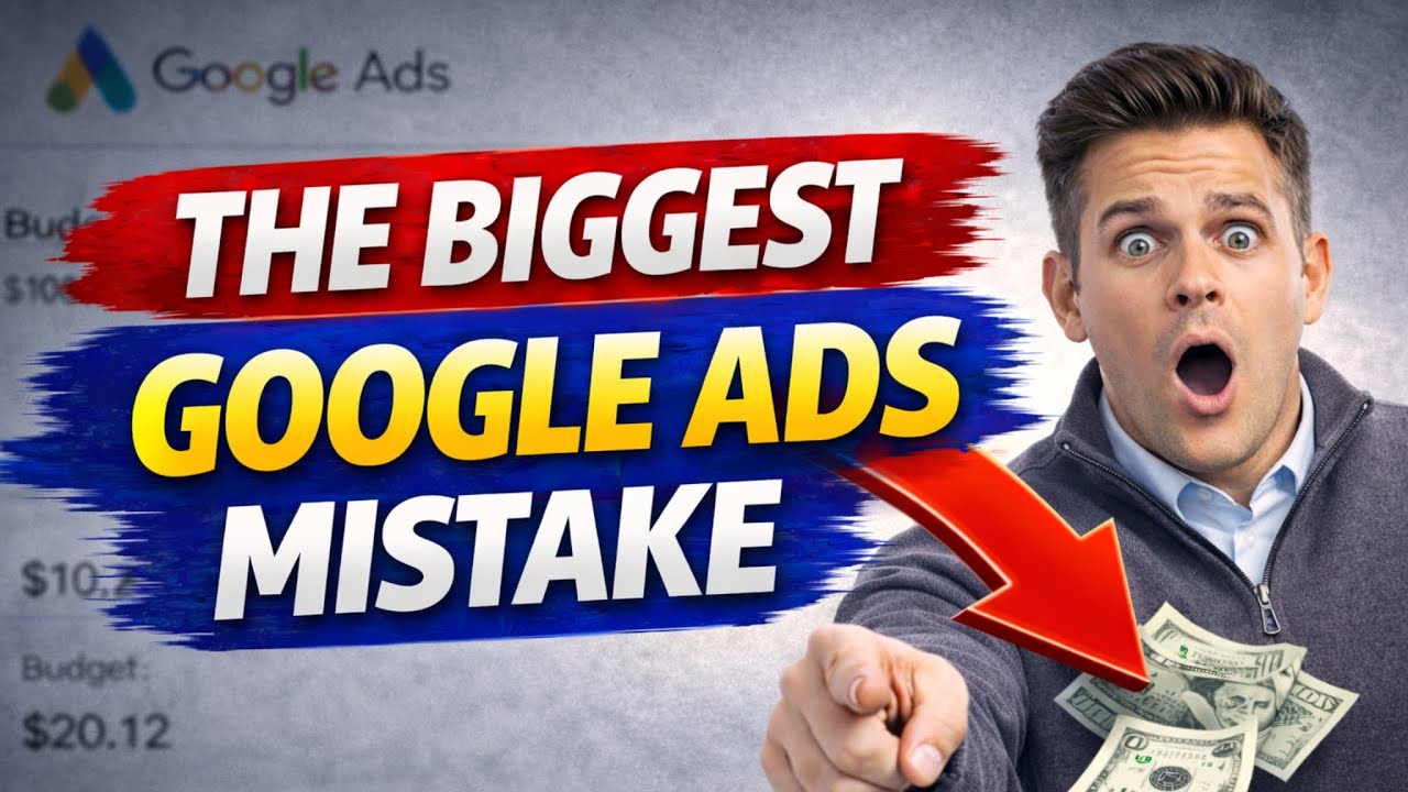 The three biggest mistakes on Google Ads