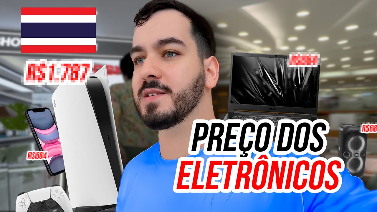 🇹🇭 iPhone por R$3.000? Veja o pre&ccedil;o eletr&ocirc;nicos na Tail&acirc;ndia (&eacute; MUITO mais barato que no Brasil)