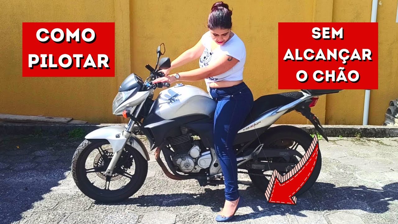 QUER PILOTAR MAS NÃO ALCANÇA O CHÃO? Dicas e minha experiência sendo baixinha de moto