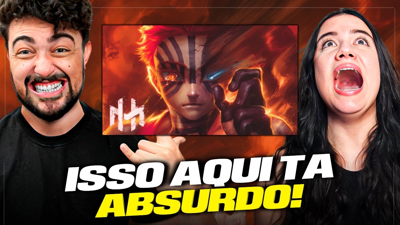 Akaza (Demon Slayer) - Crep&uacute;sculo | Henrique Mendon&ccedil;a React