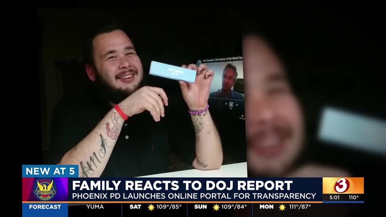Family of man killed by Phoenix PD in 2020 reacts to DOJ report