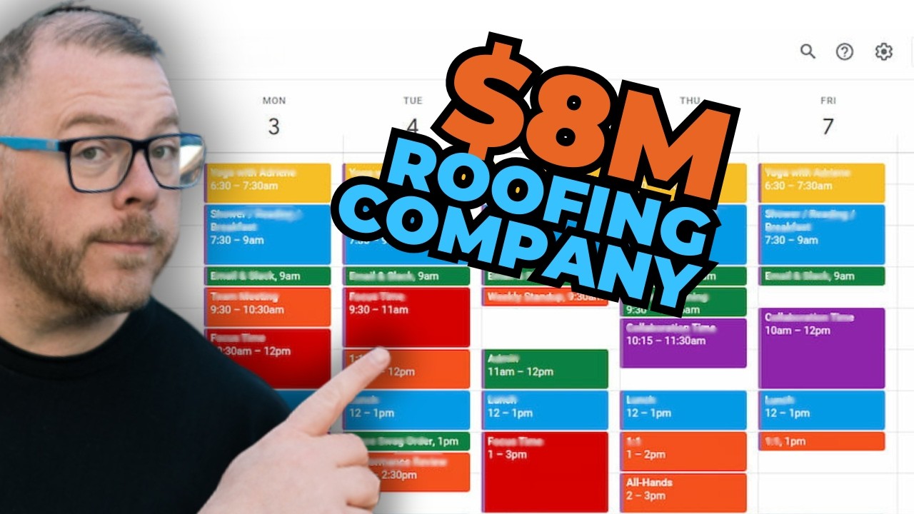 Roofing Production Manager: Hour-by-Hour Task Breakdown for $8M Companies