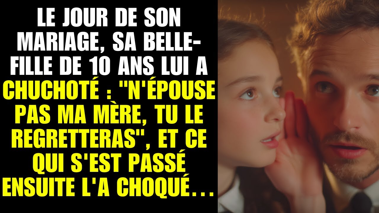 Jour des noces : la belle-fille de 10 ans avertit Andrew : « N’épouse pas ma mère ».