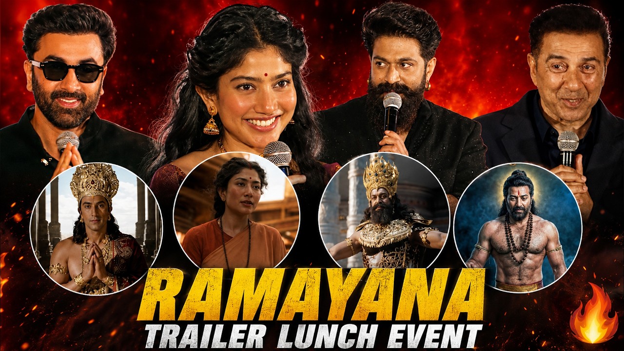 Ramayana Trailer Launch Event Highlights | Ranbir Kapoor, Sai Pallavi, Yash & Sunny Deol Speeches