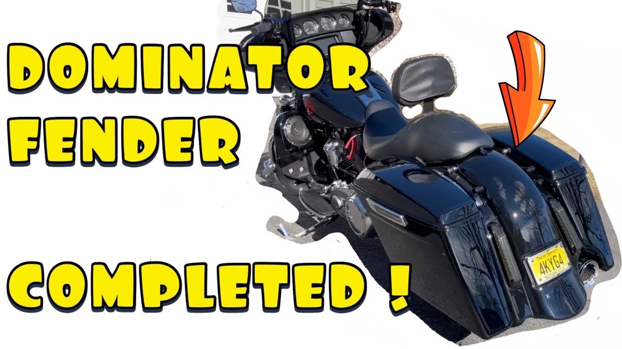 Advanblack Dominator Fender Conversion Completed