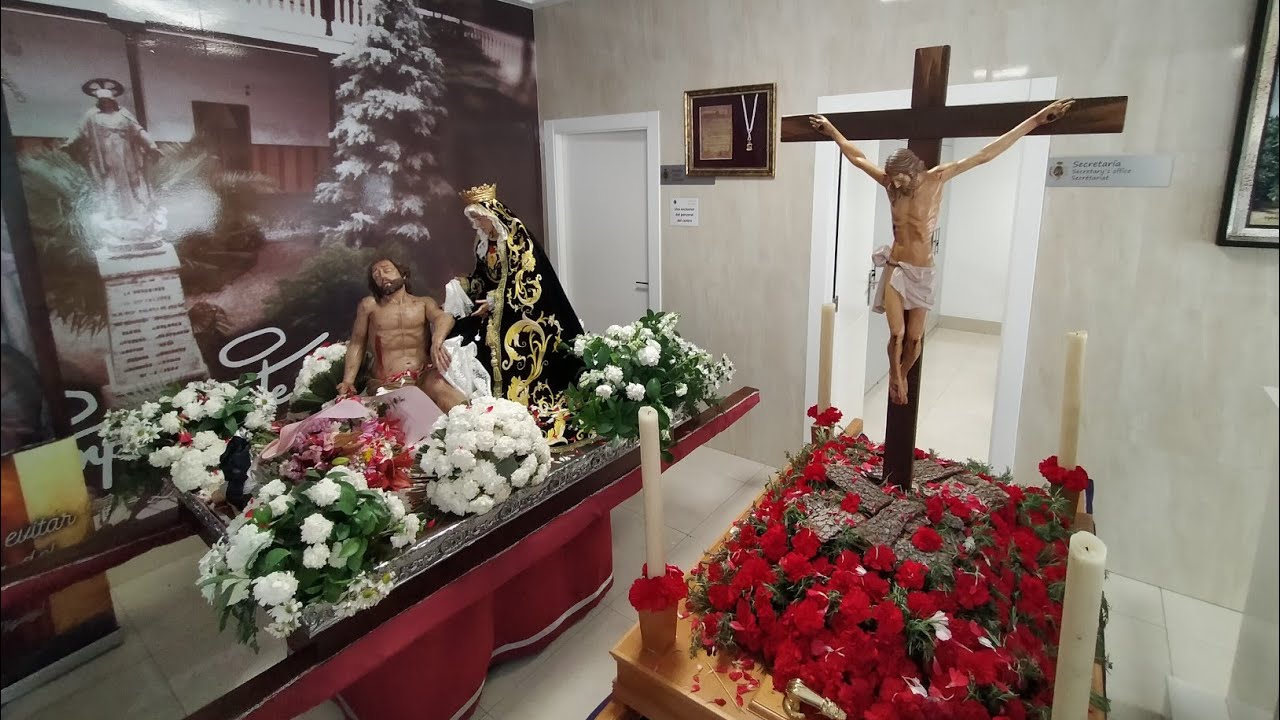 Procesión infantil del colegio Divina Pastora de Martos (Jaén) 2023.