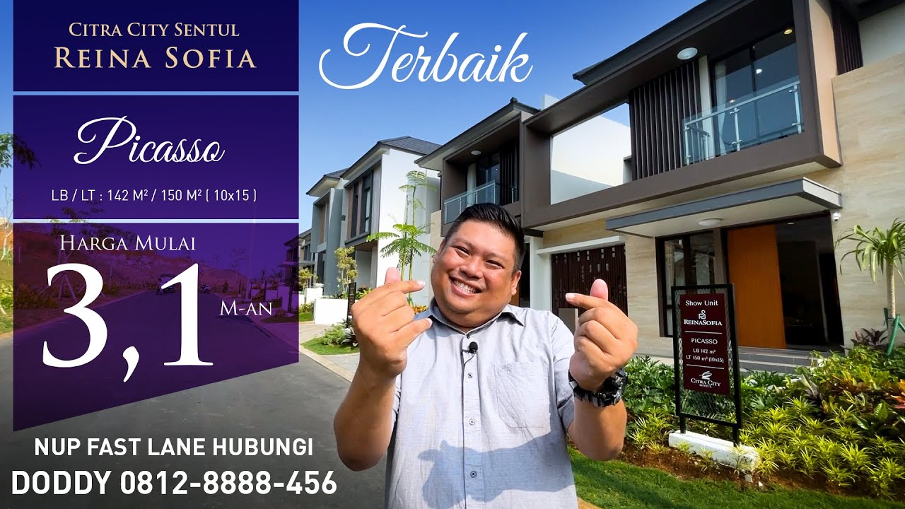 Citra City Sentul Cluster Reina Sofia Tipe Picasso 10x15 (2 Lantai) | Terbaik & Terlaris