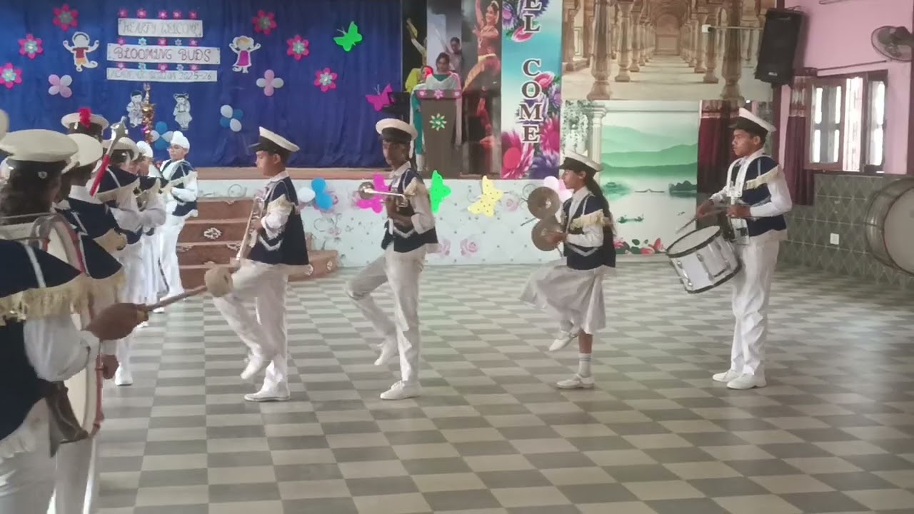 March past by student's| st.joseph's convent school, Phillaur