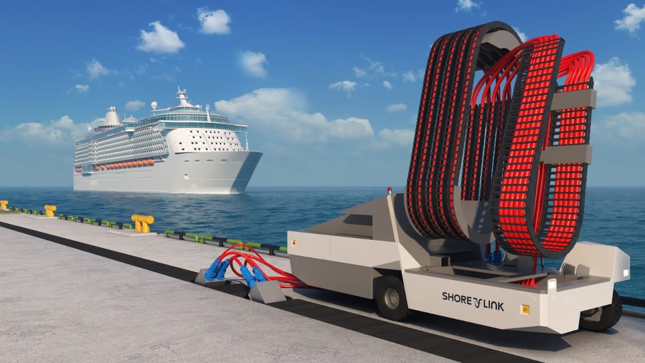 CruiseLink Mobile S Chain - shore power solution for cruise vessels