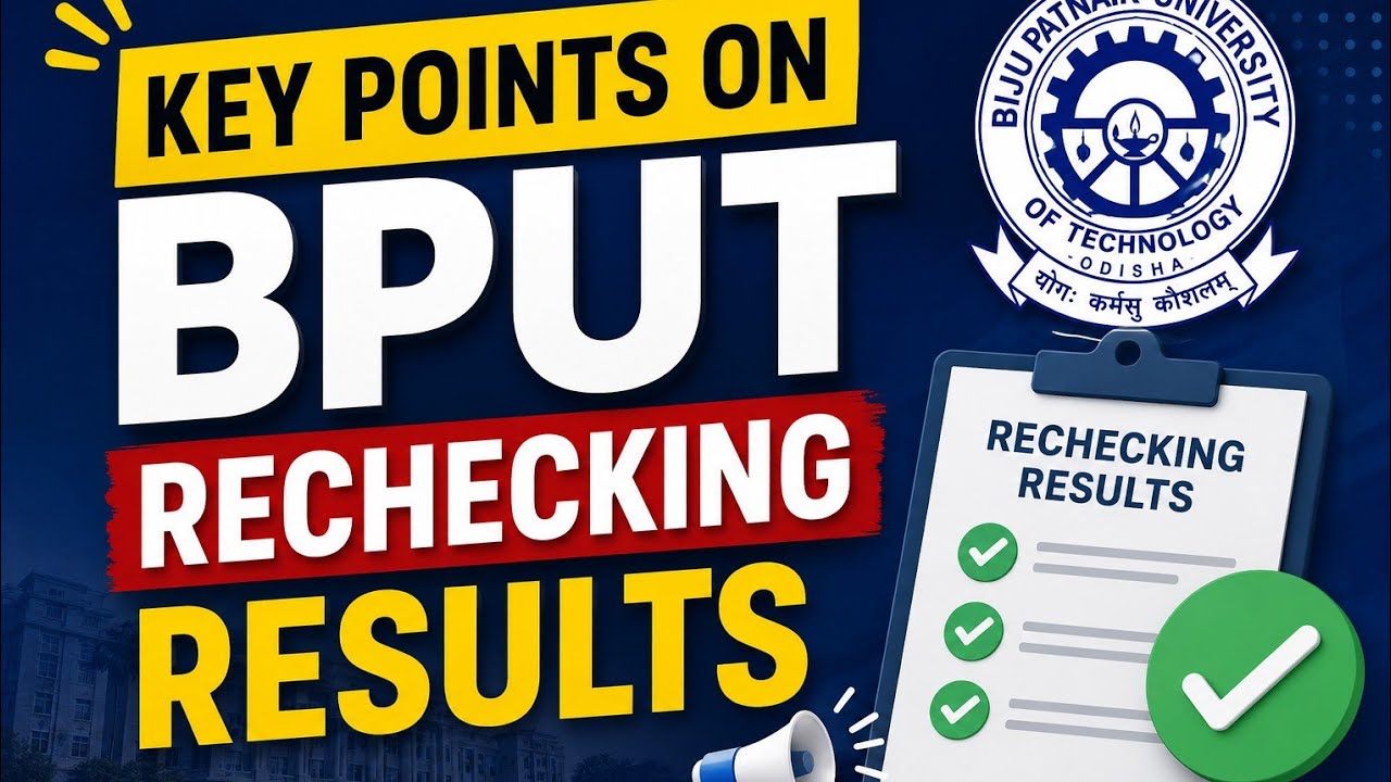 Key points on BPUT Rechecking Results.