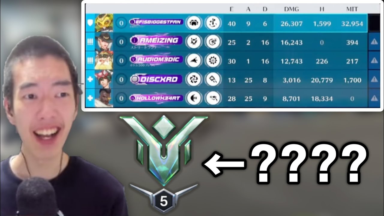 【OW2】この男がマスター5？絶対におかしい【最高76位タンク】