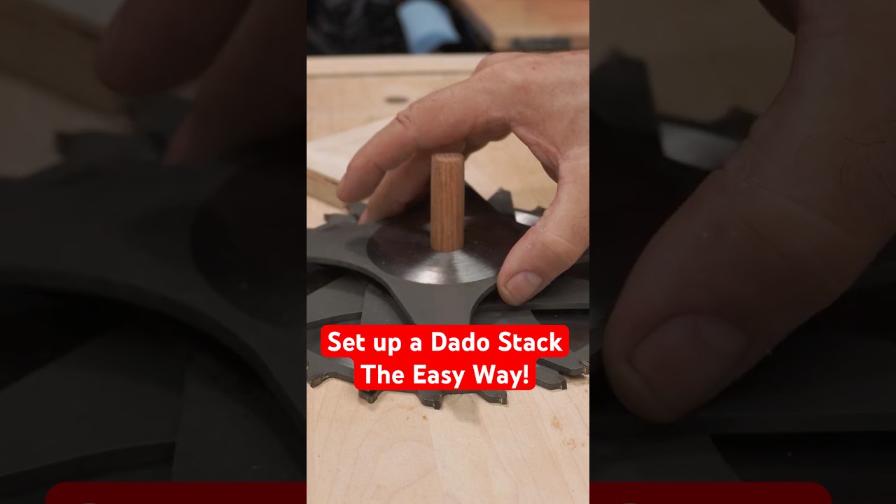 Set up a Dado Stack the Easy Way