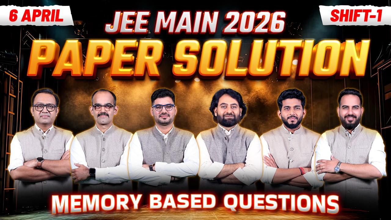 JEE Main 2026 (Session 2) LIVE Paper Discussion 🔥 | 6th April Morning Shift | 🚀 ALLEN​​