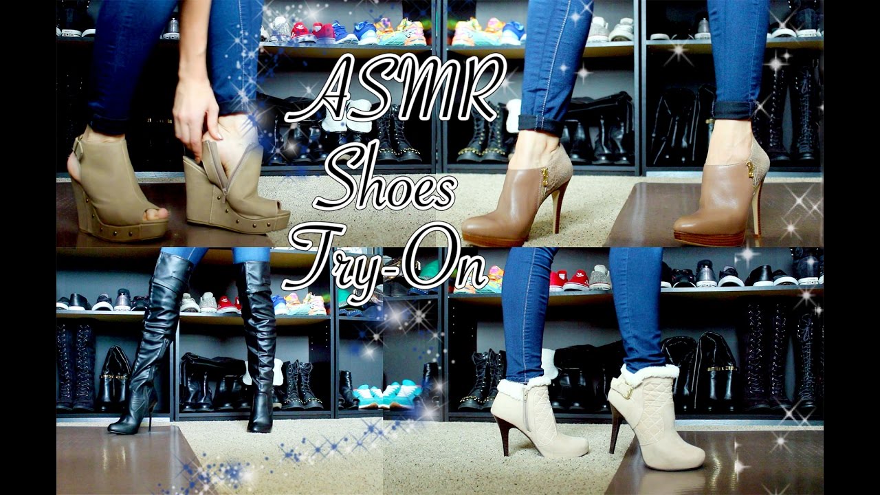 ASMR Shoe Collection *try on  (Part two)
