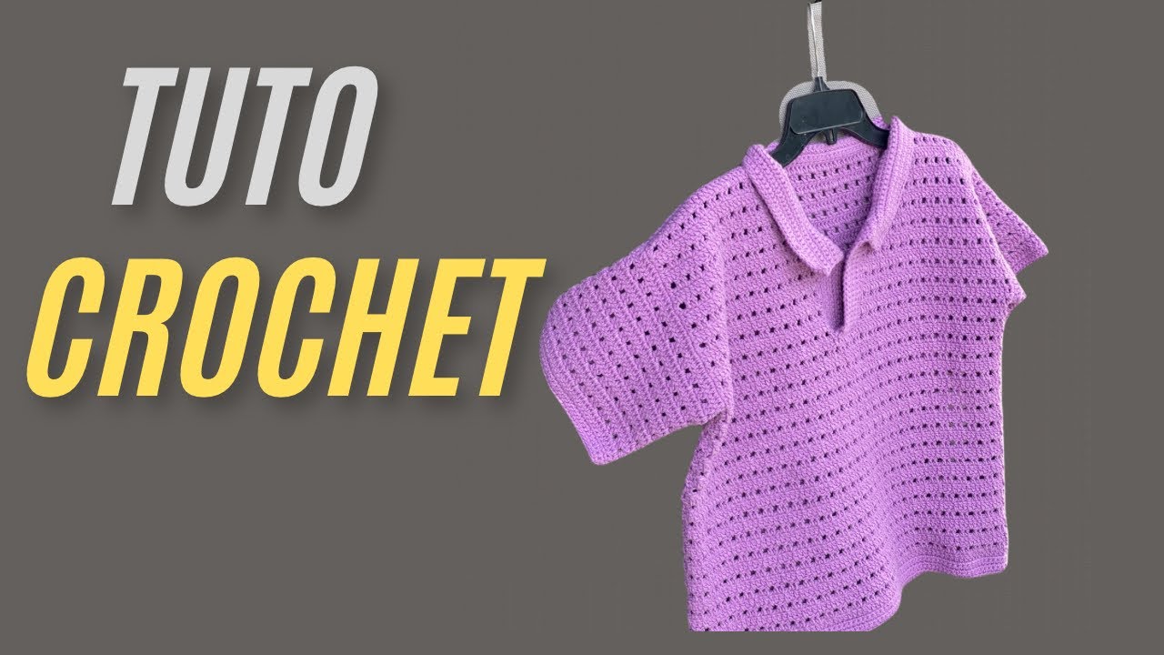 Тренд на вязаные крючком рубашки 2025 года 🧵 | Узнайте за несколько шагов!