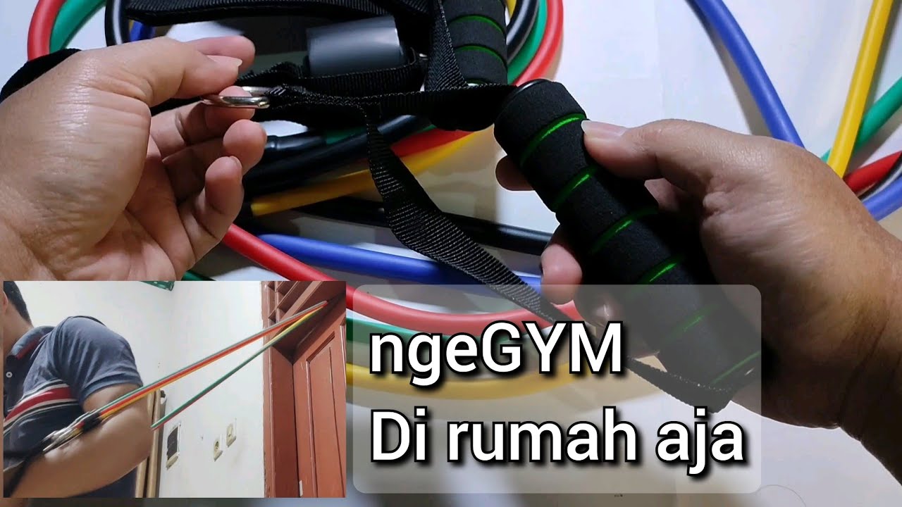 REVIEW - Resistance Bands (Tali Karet) buat Olahraga di Rumah (Home Gym)