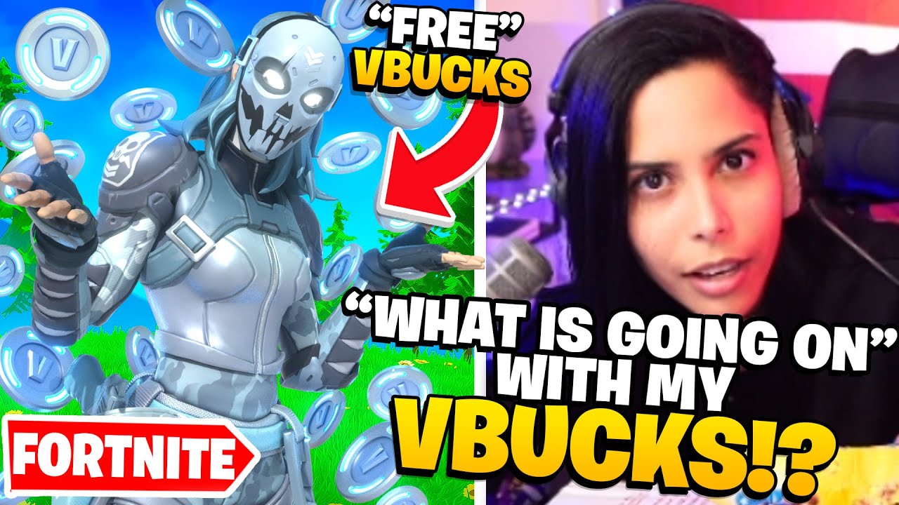 Почему Fortnite дала мне БЕСПЛАТНЫЕ В-БАКСЫ??? - Чика