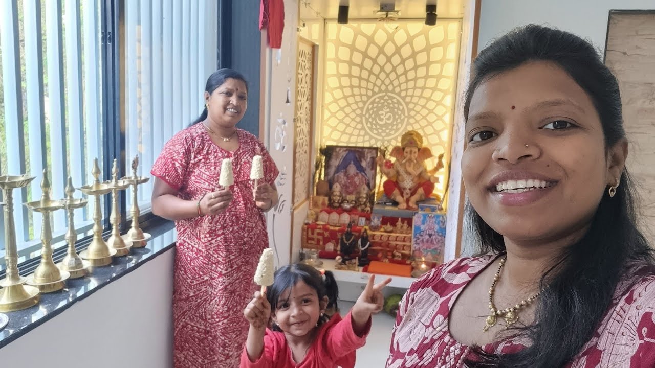 मम्मीने केली मस्त मटका कुल्फी 😍काय काय घरेदी केली 😍 मस्त घराची शोभा वाढली 😍