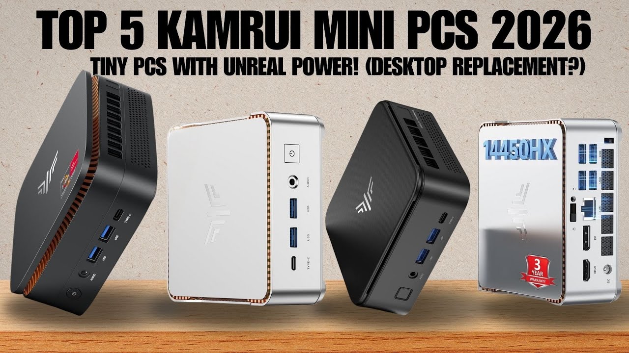 Top 5 KAMRUI Mini PCs 2026: Tiny PCs with UNREAL Power! (Desktop Replacement?)