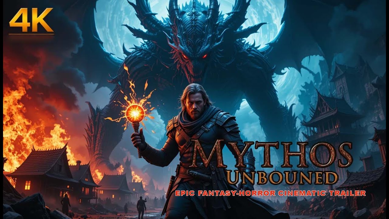 Mythos Unbound: Epic Fantasy-Horror Cinematic Trailer | Made with Artificial Intelligence Tools