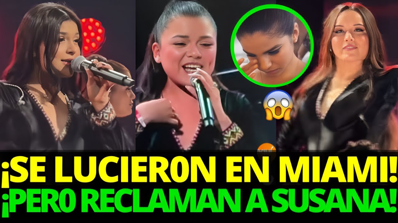 ¡El Publico Reclamo! Corazón Serrano Triunfa En Miami, Pero La Voz De Susana Fue La Gran Ausente