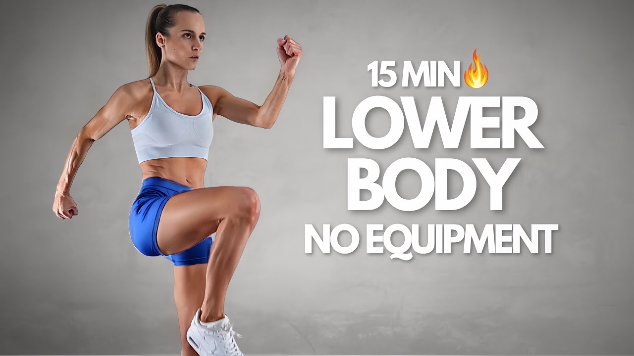 15 Min Lower Body Workout at Home, No Equipment