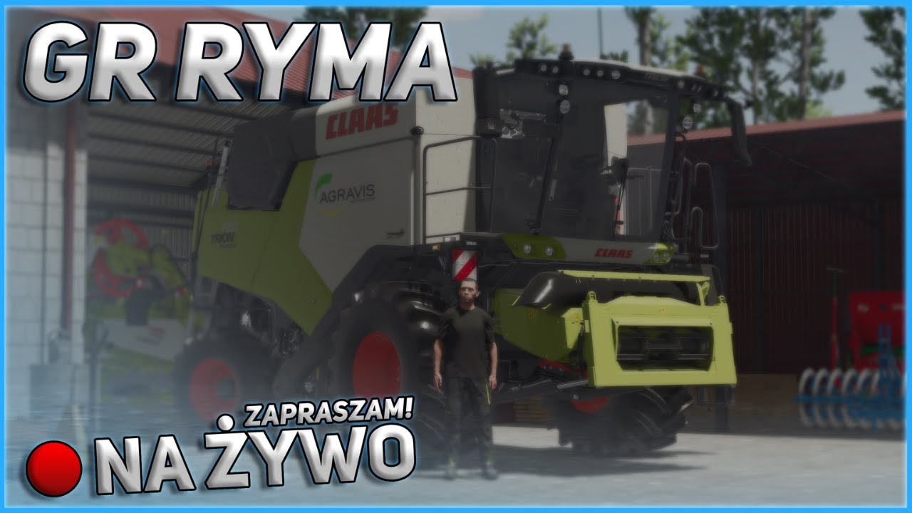 ⮑ 🔴 NA ŻYWO 🔥︱💪FS25🌾︱🏠GR:RYMA🚜︱PRZEDŁUŻANY &bull; 1 ZŁ=10 MIN⏱️Zbijamy godzinki😜