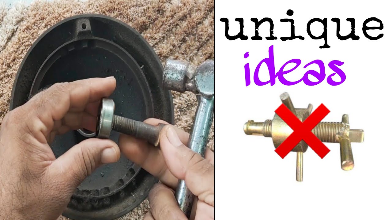 Unique ideas How to remove bearing of ceiling fan without pullers