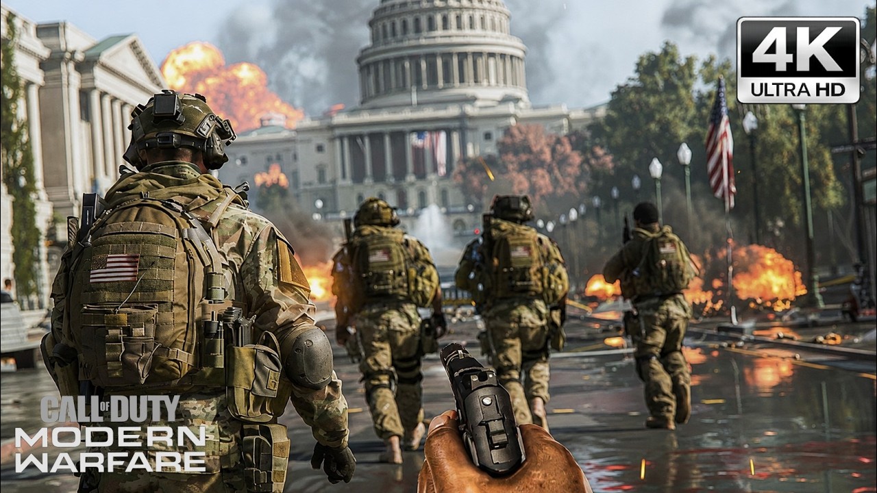The Embassy | Attack on the US embassy Realistic Gameplay [4K UHD 60FPS] Call of duty Modern Warfare