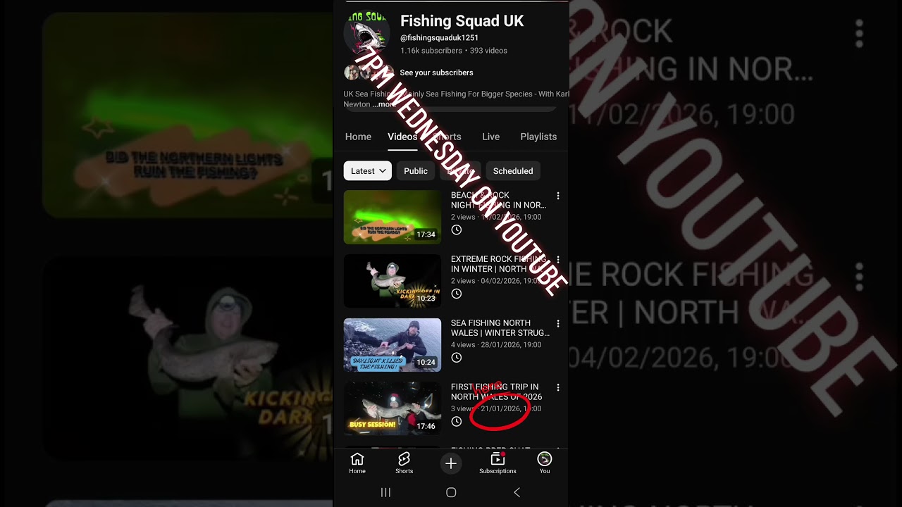 WEEKLY VIDEOS COMING UP 7PM (UK) EVERY WEDNESDAY #seafishing #fishing