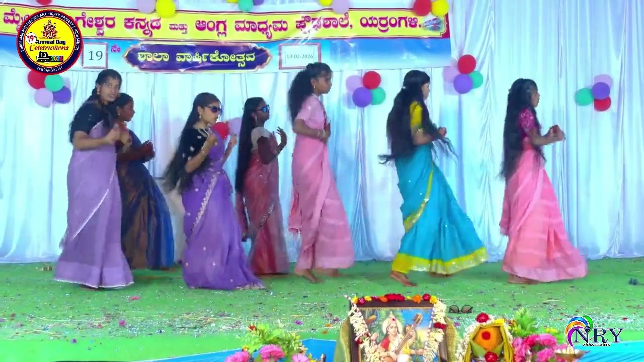 2025 -  26 9th standard girls dance